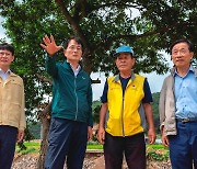 손병환 농협금융 회장, 충남지역 호우 피해 농가 방문