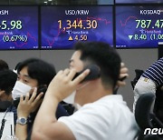 코스피·코스닥 추락 속 원·달러환율 '나홀로 상승'