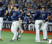 '최지만 대타 볼넷' 탬파베이, 에인절스에 2-1 신승..3연승 질주