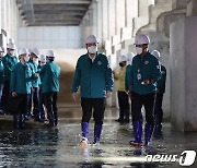 윤 대통령, 빗물터널 찾아 "강남역·광화문·도림천 일대 설치 지원"