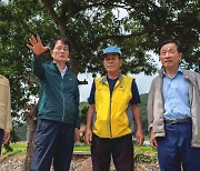 손병환 농협금융그룹 회장, 충남지역 호우 피해 농가 방문