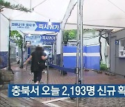 충북서 오늘 2,193명 신규 확진