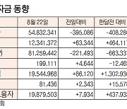 [데이터로 보는 증시]증시 주변자금 동향(8월 22일)