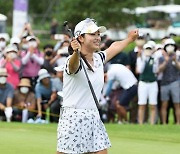 KLPGA 첫 우승 한진선, 세계랭킹 53계단 도약..140위