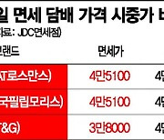 고삐 풀린 환율에 외산 면세담배 '4만5100원'..일시 판매 중단(종합)