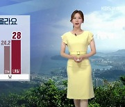 [날씨] 부산 내일 낮 최고 28도..기온 다시 올라요