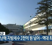 진천군 "지난해 지방세수 2천억 원 넘어..역대 최대"