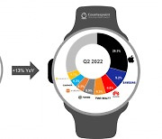삼성전자, 2분기 스마트워치 점유율 2위..애플 맹추격