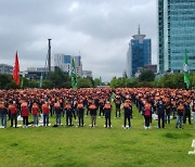 대전서도 건설노조 대규모 집회·행진.."노동자 소리 귀 기울여 달라"