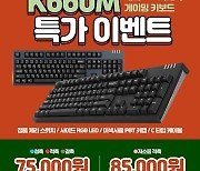 앱코, iF 디자인 어워드 수상 게이밍 키보드 'K660M' 특가 행사 진행