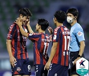 수원 FC 이영준, 프로 데뷔골