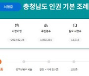 충남 '인권조례' 폐지 움직임.."반헌법적" - "몰상식" 찬반 논란