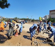 복구에 나선 포스코 직원