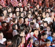 정권수립 74주년 경축행사에 참석한 북한 김정은