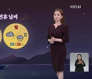 [뉴스9 날씨] 내일 전국 흐림..남부·강원·제주에 비 조금