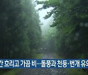 제주 당분간 흐리고 가끔 비..돌풍과 천둥·번개 주의