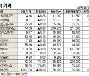 [데이터로 보는 증시]해외 DR 가격(9월 9일)