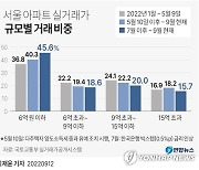 [그래픽] 서울 아파트 실거래가 규모별 거래 비중