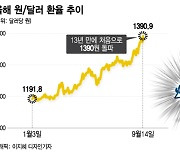 美 인플레이션 충격.."킹달러 환율 1400원 금방 찍는다"