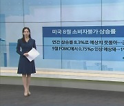 美 8월 소비자물가 연간 상승률 8.3%로 예상치 웃돌아..근원 CPI는 6.3%