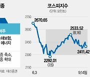 "물가發 변동성 지속..2400 내외 박스권 이어질것"