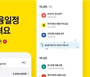 카드값·대출이자 일정 알려준다..카카오페이 '금융일정 서비스'