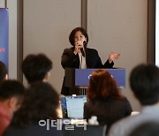 [포토] 아쿠아 시큐리티 이은옥 지사장 기자간담회