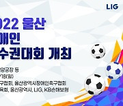 'LIG 울산 전국장애인축구선수권대회' 개최.."코로나 후 3년만"