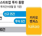 네이버 14곳·카카오 25곳 스타트업 투자