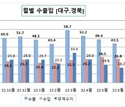 8월 대구·경북 수출 48억 달러..10.6% 증가