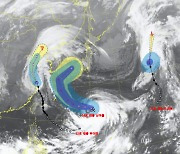 태풍 '난마돌' 한반도 비켜갈 듯.."日 큐슈 상륙 가능성 커"