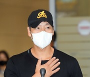 [TD포토] 박해수 '에미상 시상식 너무 감동적~'