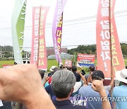 쌀값 폭락에 뿔난 농심..볏논 갈아엎는 농민