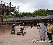 경주 불국사 점검하는 최응천 청장