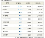 [fnRASSI]장마감, 거래소 하락 종목(LX인터내셔널 -15.0% ↓)