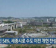 "국민 54%, 세종시로 수도 이전 개헌 찬성"