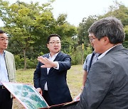 이장우 대전시장, '보문산 권역 산림휴양시설 대상지' 현장방문