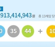 1033회 로또 1등 13명..당첨금 각 19억원