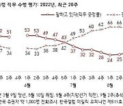 尹 지지율, 7주 만에 30%대로 올라서 [한국갤럽]