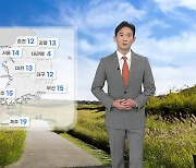 [날씨] 내일 아침 오늘보다 더 쌀쌀..일교차 크게 벌어져