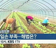 [생방송 심층토론] 농촌 일손 부족..해법은? 오늘 밤 10시 방송