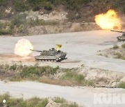 K9자주포·아파치 헬기 등 총출동.. 육군 대규모 화력시범 [화보]