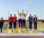 김은주·장하은, 아시아선수권대회 여자 계주 우승