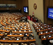 국회 경제 대정부질문..여야, 尹·文 경제정책 비판 '열중'