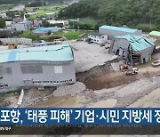 포항, '태풍 피해' 기업·시민 지방세 징수 유예