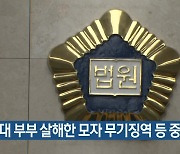 50대 부부 살해한 모자 무기징역 등 중형