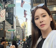 '안정환♥' 이혜원, 뉴욕 거리에서 화보 찍는 줄..비주얼 폭발