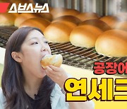 [스브스뉴스] ※최초 공개※ 공장에서 바로 받아서 먹는 연세크림빵의 맛은?