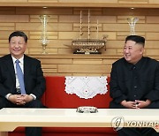 김정은, 시진핑에 답전.."中 성원에 적대세력 책동속 인민수호"