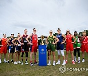 AUSTRALIA WOMEN BASKETBALL WORLD CUP CAPTAINS PHOTO